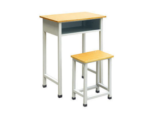 單人課桌椅-004